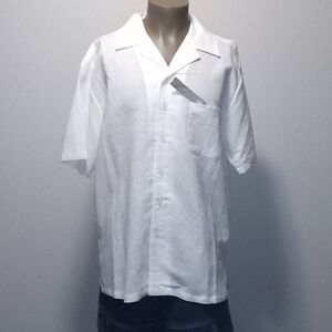 Flawless & Timeless 1pc White Men's short sleeve shirt by Classico